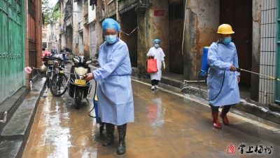 洪水退，人前进！