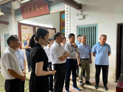 林雄率省政协调研组来梅开展专题调研考察