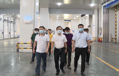 省供销社一行到兴宁调研广东天兴冷链物流基地项目建设
