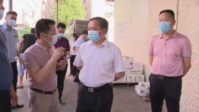 温助民率队督导检查疫情防控工作：科学精准做好疫情防控各项工作