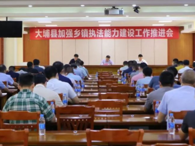 大埔县召开加强乡镇执法能力建设工作推进会：深化乡镇体制改革工作 推动基层治理能力现代化