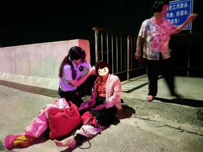 五华一女子与丈夫争吵后跳河轻生！深夜，一场“生死营救”在琴江上演…