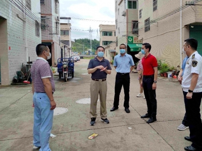 黄立强到梅江区挂点村（社区）督导创建全国文明城市工作
