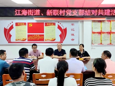 广州海珠区江海街道与丰顺潘田新联村党支部结对共建，助力乡村振兴！