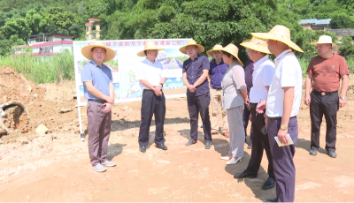 凌晓文督导大埔县重点项目建设：倒排工期 挂图作战 全力以赴推进项目建设