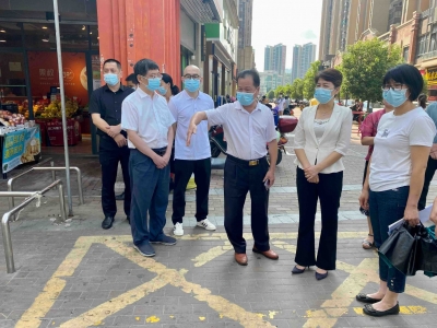 蔡雪嫦到挂点村调研督导全国文明城市创建工作：下足“绣花功夫”做好创建工作