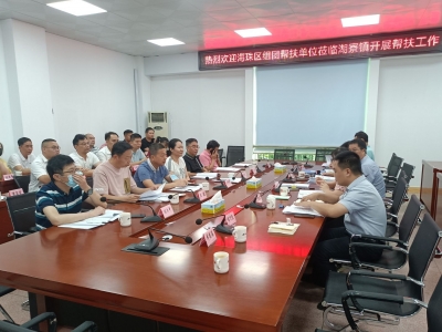 广州市海珠区组团单位到大埔县湖寮镇开展乡村振兴结对帮扶