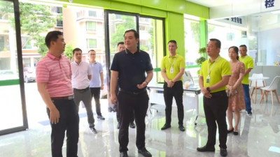 张晓山到丰顺供销农产品配送有限公司调研