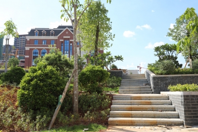 推门见绿、出门见园…梅县区宪梓公园预计8月与大家见面！