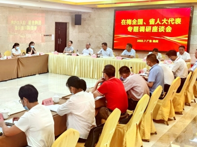 市人大常委会组织在梅全国、省人大代表开展专题调研：更好发挥人大代表作用 推动红色苏区绿色发展