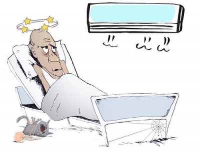 漫话丨长时间吹空调住进ICU