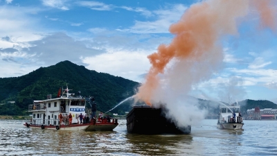 梅州有客船碰撞、船舱失火？别怕！这是应急演练！