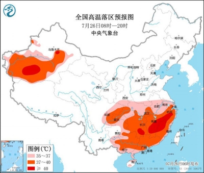注意！南方大范围高温将持续至月底