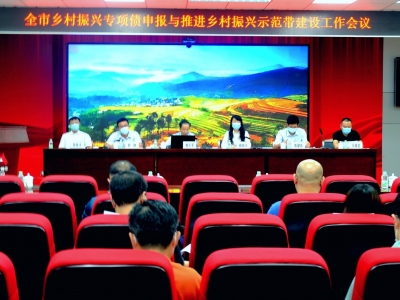 梅州召开乡村振兴专项债申报与推进乡村振兴示范带建设工作会议