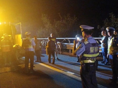 “喂，110吗？高速公路上有8头牛……”