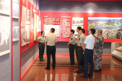 省军区考帮建工作组莅临大埔检查调研工作