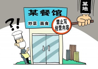 漫话丨店招不能写经营内容