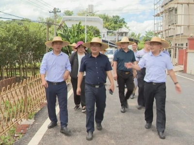 张贤亮到丙村雁洋调研乡村振兴示范带创建工作：绘好乡村振兴蓝图 留住乡愁留住美