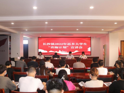 梅江区长沙镇：抓贯彻落实“青梅计划”，出实招推动大学生返乡创业就业