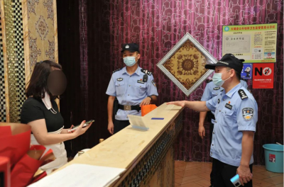 省公安厅督导组到大埔督导禁毒专项整治集中夜查统一行动