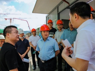 温助民率队调研重点项目建设和安全生产工作