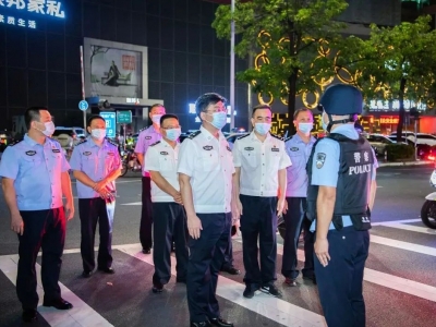 梅江公安组织开展禁毒专项整治集中夜查统一行动