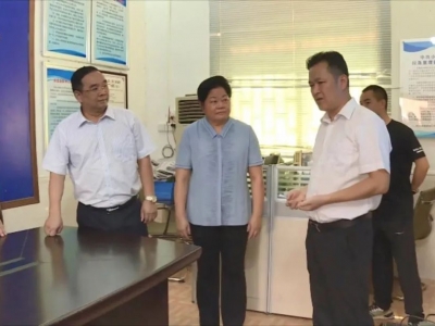 邱翠茂到丰顺小胜镇督查安全防范“百日攻坚”行动工作情况