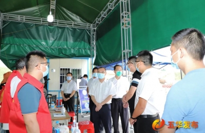 丘炀到棉洋镇调研疫情防控、森林防火和安全生产等工作