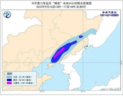 “梅花”登陆辽宁，成为本世纪首个登陆东北的台风