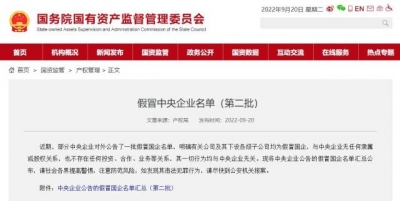 警惕！这175家公司假冒国企上了打假名单