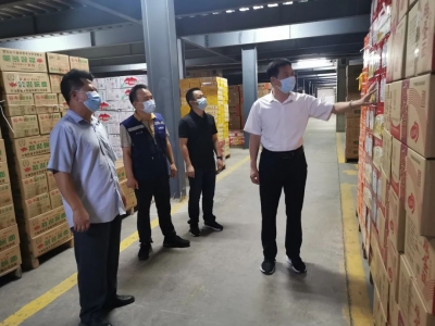 林剑率队督导检查疫情防控和安全生产工作