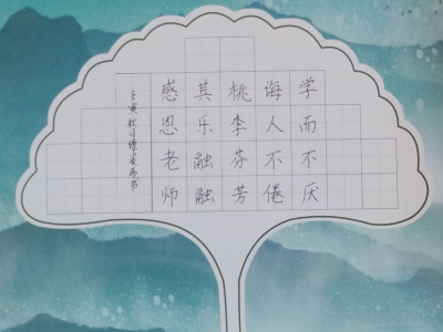 梅江区芹洋学校谭晨希丨书法