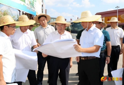 ​朱少辉率队调研乡村振兴示范带建设工作