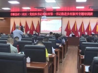 丰顺县举办2022年全县村（社区）党组织书记和驻村第一书记推进乡村振兴专题培训班