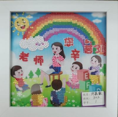 梅江区东山学校附属小学刘嘉霖丨手工画