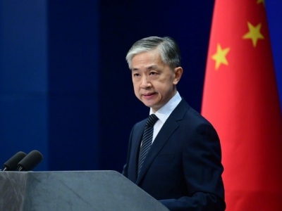 美国在朝鲜半岛东部海域军演 外交部回应→