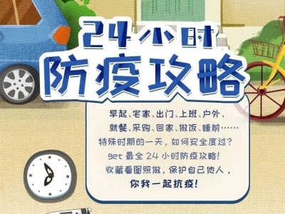 24小时防疫攻略get！看图照做，保护你我→