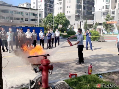 大埔20家物业服务企业走进“红门”学消防，硬核消防知识√