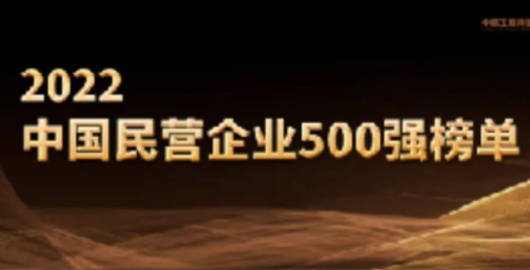 2022中国民营企业500强榜单公布