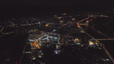 一轮明月 守护万家灯火！一起欣赏寿乡蕉岭迷人夜景→