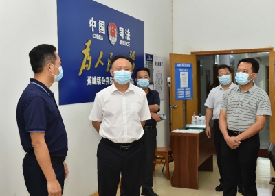 梁维到蕉岭县调研督导政法工作：打造治理品牌 守住平安底线