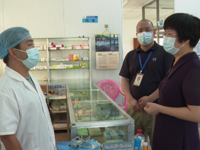 饶凌云带队检查大埔县疫情防控哨点监测和安全生产工作