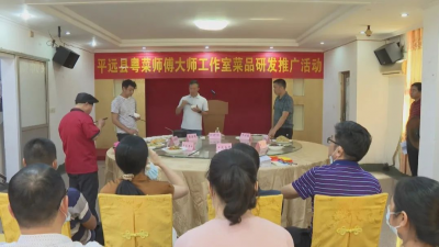平远县举办粤菜师傅大师工作室菜品研发推广活动