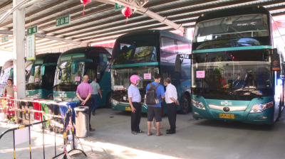 大埔迎来国庆假期返程高峰 客运工作安全有序进行