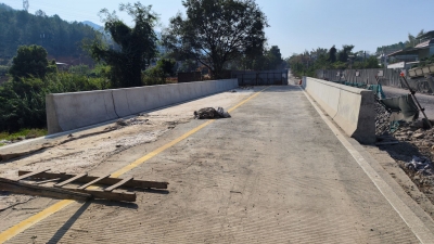 蕉岭县S224线金沙桥通车，周边村民出行安全得到保障