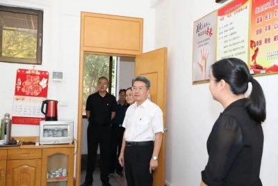 朱少辉率队到群团组织开展调研