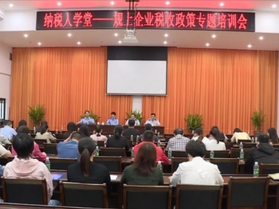 助推企业高质量发展！丰顺县税务局举行规上企业政策培训会