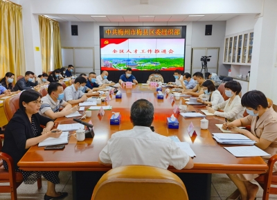 梅县区召开全区人才工作推进会