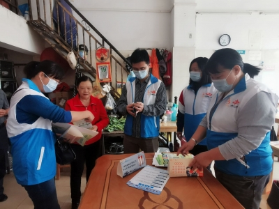 梅江区凤尾社区宣传勤俭节约美德：“吃多少，点多少”