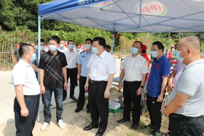 张志锋检查指导护航国庆平安相关工作并看望慰问一线工作人员